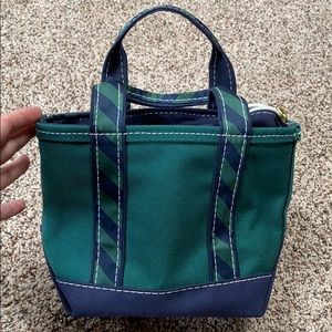LL Bean “boat and tote” bag canvas fabric
